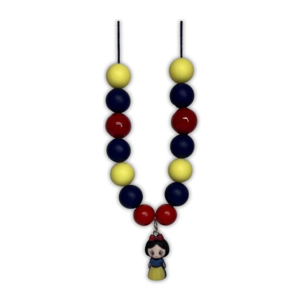 Snow White Silicone Bead Necklace