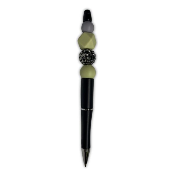 Green & Gray Bead Pen with refill