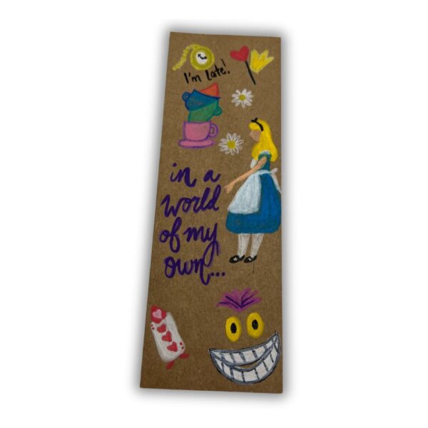 Alice in Wonderland Paper Bookmark